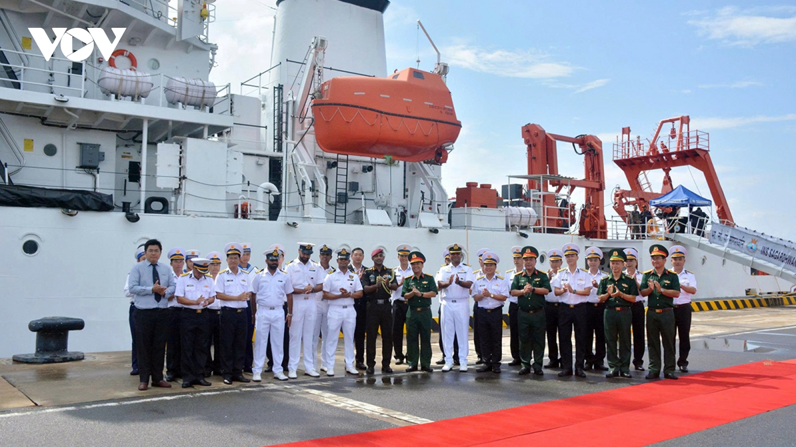 Indian Navy ship INS Sagardhwani begins four-day visit to Vietnam